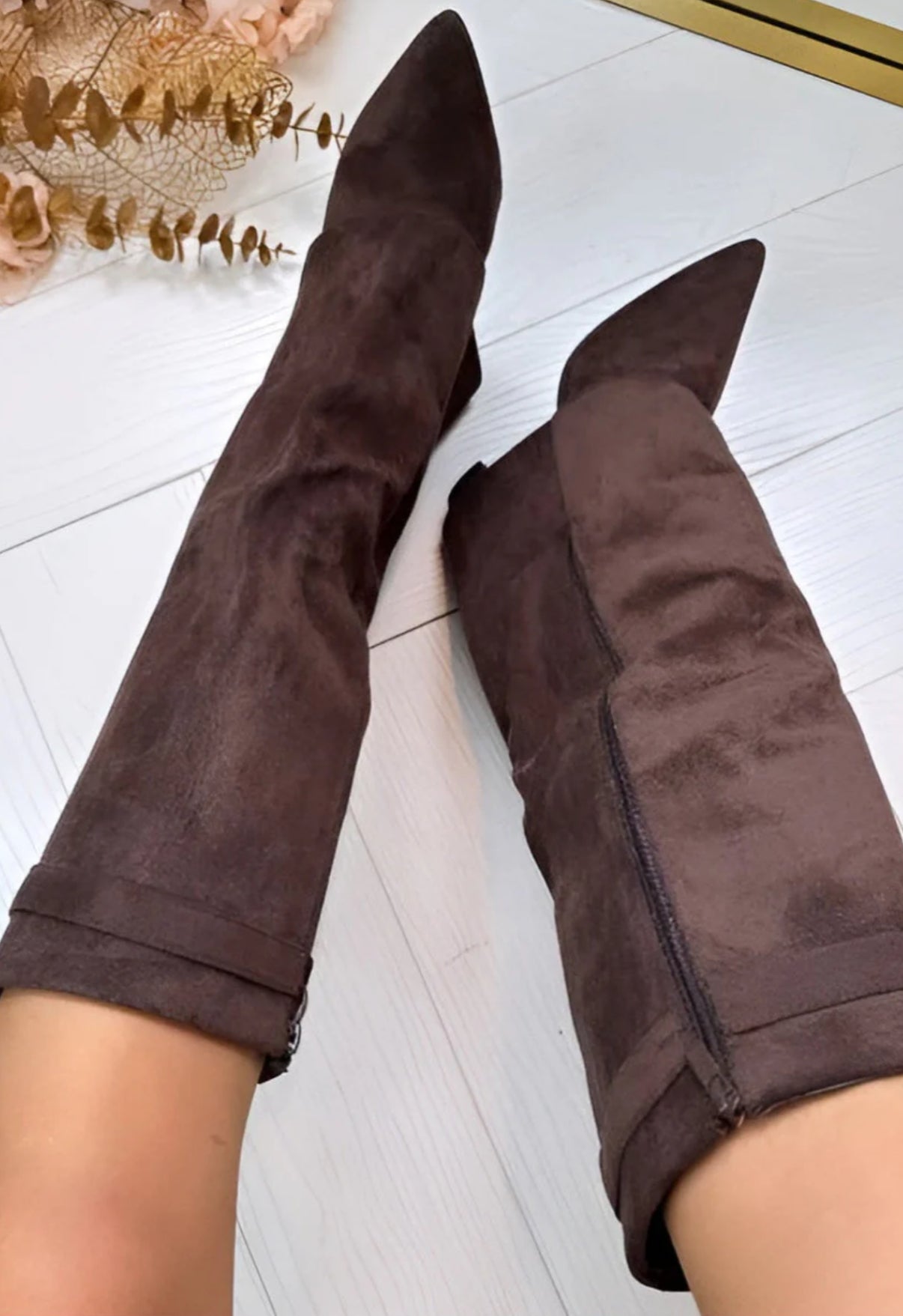 Wide-Leg Shark Boots